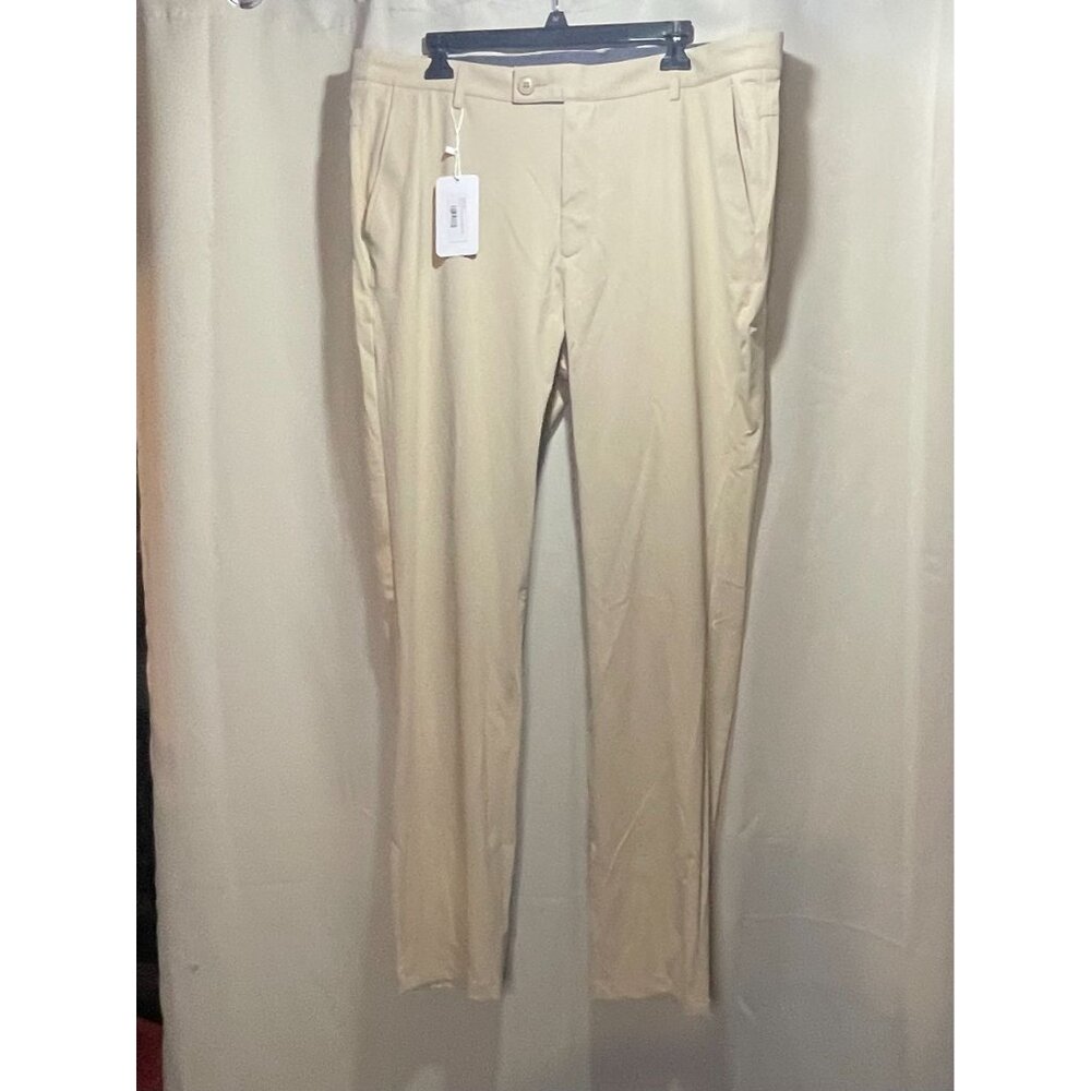 Men's Golf Pant  Tan size 38x33 NWT Boston Scott Links Collection